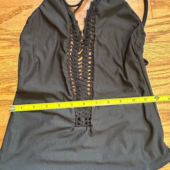 Billabong 🖤🌊Black Crochet One-Piece Swimsuit - Picture 9 of 11